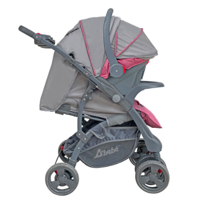 Imagen de Carriola Dbebe c/portabebe Travel System Aventura Rosa