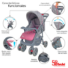 Imagen de Carriola Dbebe c/portabebe Travel System Aventura Rosa