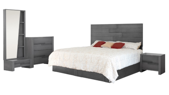 Imagen de Recamara Arich king size gris