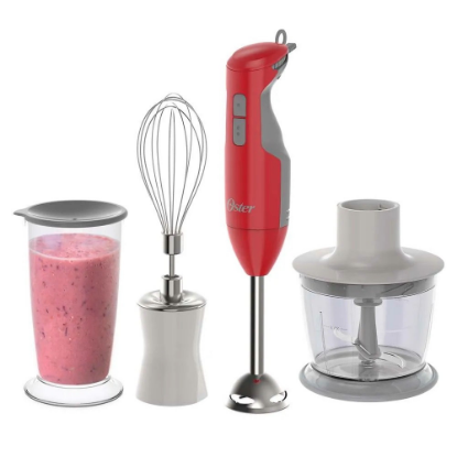 Imagen de Batidora De Inmersión Oster FPSTHB2615R-013 + Accesorios Picatodo Rojo