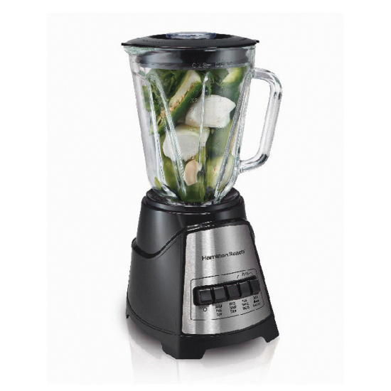 Imagen de Licuadora Hamilton Beach 58148MXR/146 10V V/VIDRIO Negro