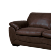 Imagen de Sofa Boal Indiana gamuza chocolate