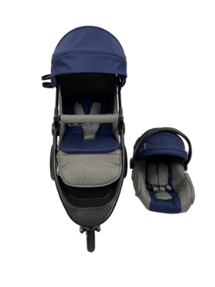 Imagen de Carriola C/portabebe Prinsel Fox Light TS Air 5124E Gris C/Azul V/E.