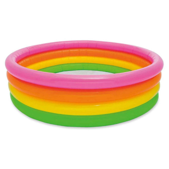 Imagen de Alberca Intex 56441NP inflable rosa, amarillo, verde de 1.87m x 46 cm