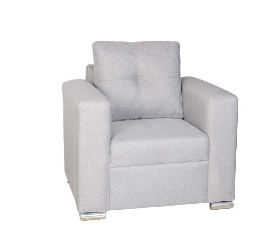 Imagen de Sillón Emma tejido gris
